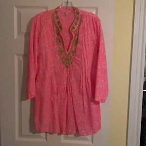 Lilly Pulitzer Cotton Tunic SZ L